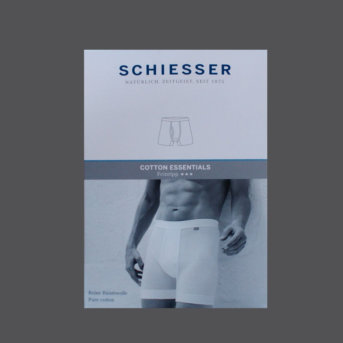 unterhose short schiesser cotton essentials feinripp hose kurz